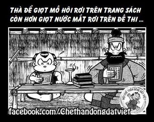 Ảnh chế trong bộ truyện tranh thần đồng đấi Việt