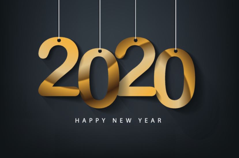 Hình nền Happy New Year 2020 đẹp