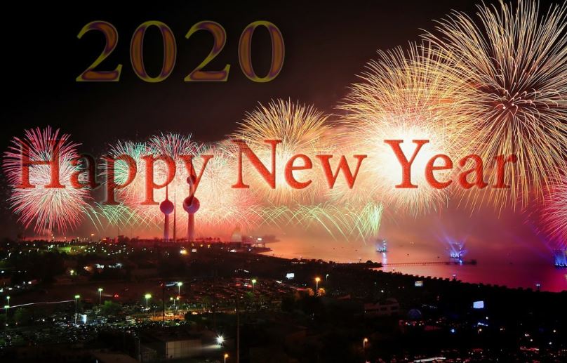 Bộ ảnh nền Happy New Year 2020 đẹp nhất