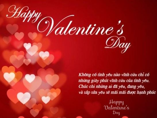 Lời chúc Valentine 14-2 hay cho bạn gái